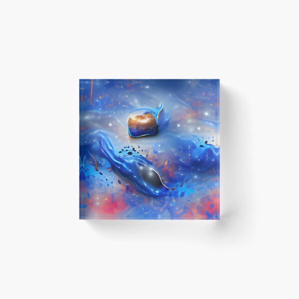Item preview, Blue Galactic Apple designed and sold by AbstractlyArt.