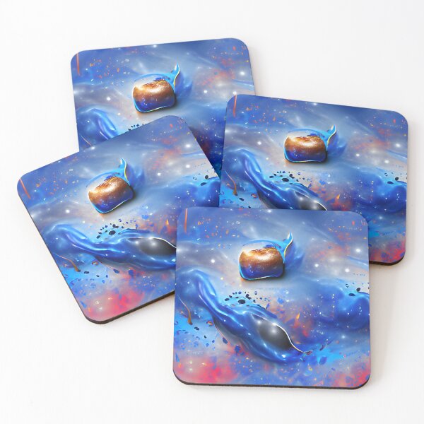 Item preview, Blue Galactic Apple designed and sold by AbstractlyArt.