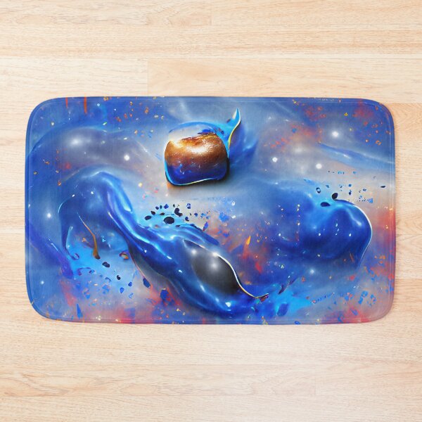Item preview, Blue Galactic Apple designed and sold by AbstractlyArt.