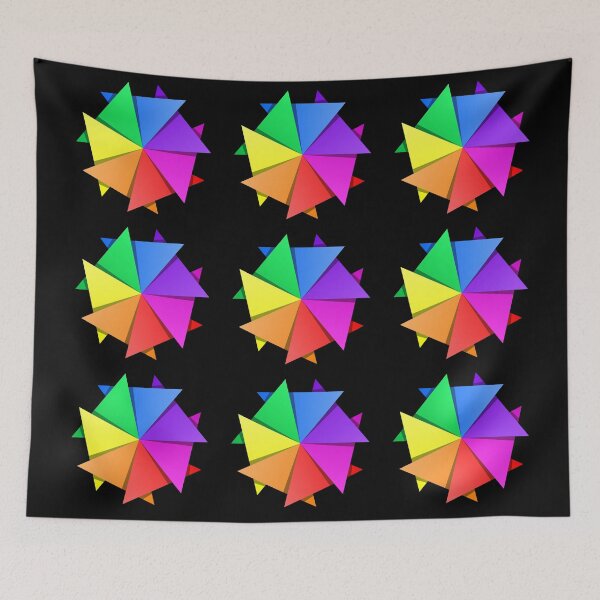 Item preview, Triangle Star Rainbow Color - Bedding designed and sold by yssab.