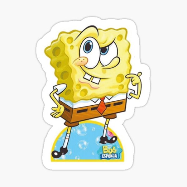 "Spongebob" Sticker for Sale by BlackSushi Redbubble