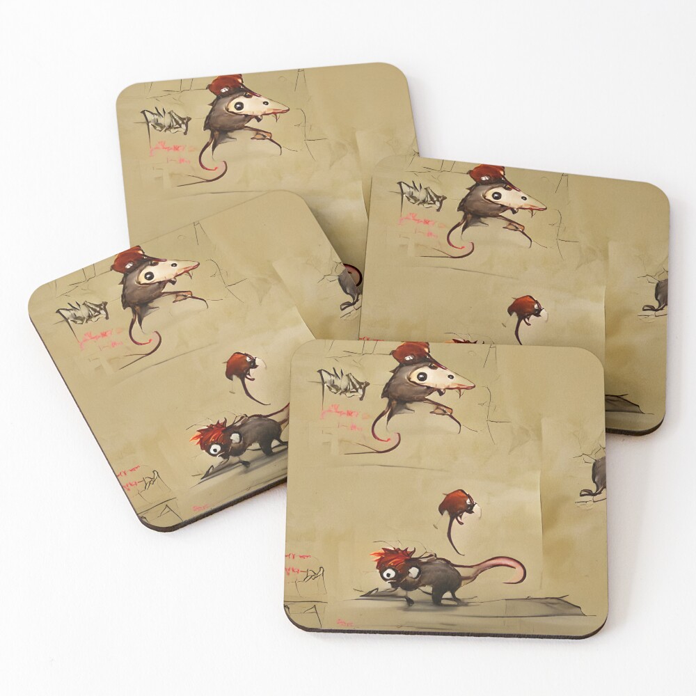 Item preview, Coasters (Set of 4) designed and sold by AbstractlyArt.