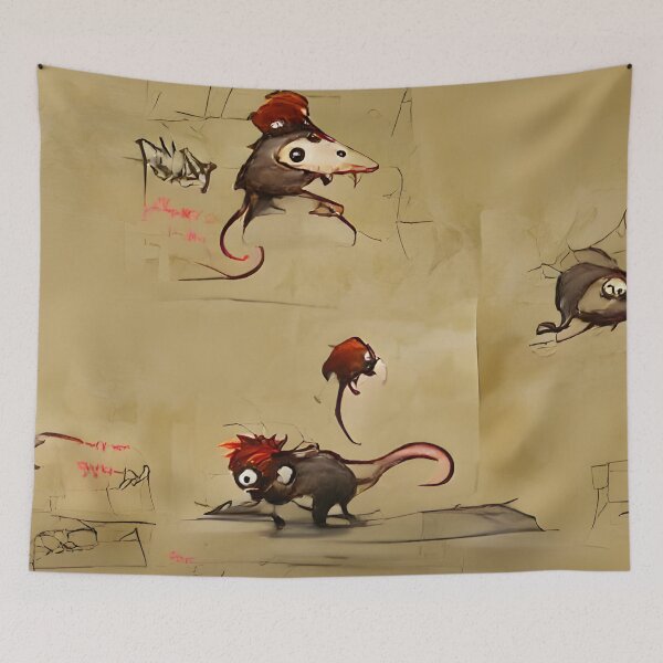 Item preview, Rascal  designed and sold by AbstractlyArt.