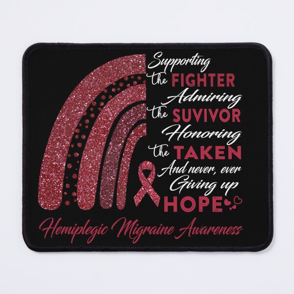 Item preview, Hemiplegic Migraine Warrior Supporting Fighter Hemiplegic Migraine Awareness designed and sold by Gillosina.