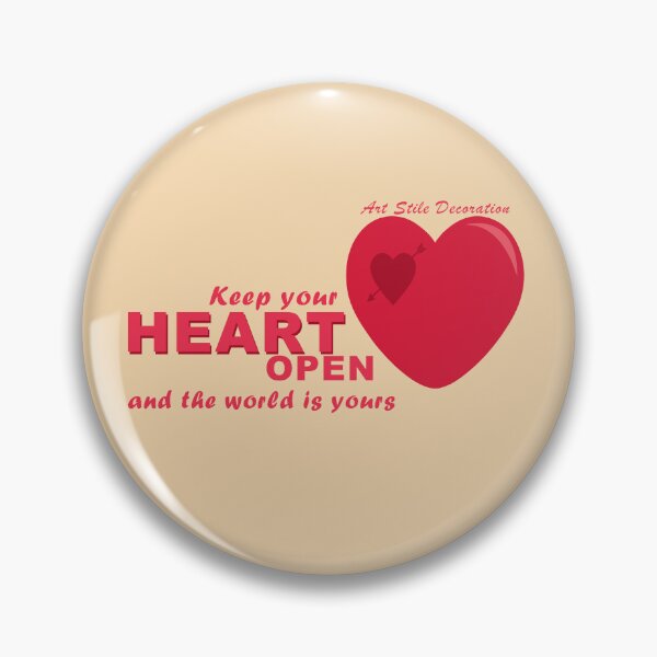 Item preview, Keep your heart open designed and sold by ArtStile.