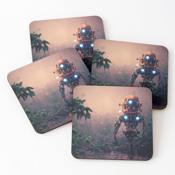 Item preview, Robot in the jungle designed and sold by SikstiNain.