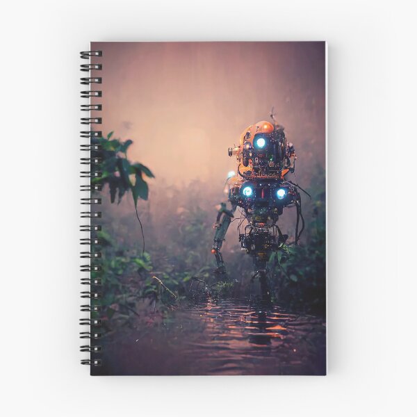 Item preview, Robot in the jungle designed and sold by SikstiNain.