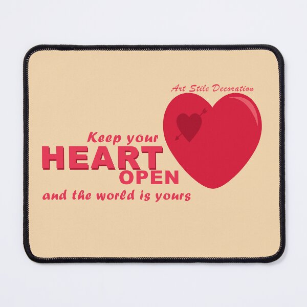 Item preview, Keep your heart open designed and sold by ArtStile.
