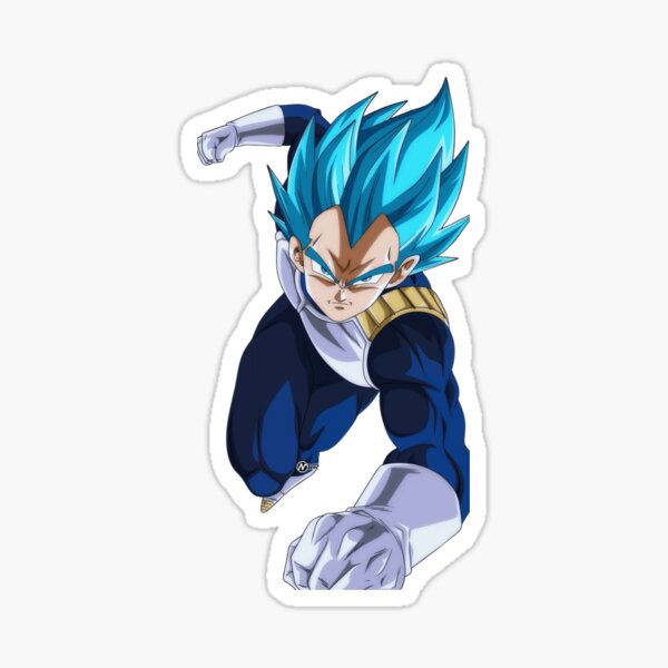 Super Saiyan Blue Evolution Vegeta Sticker – sevenstarperlers