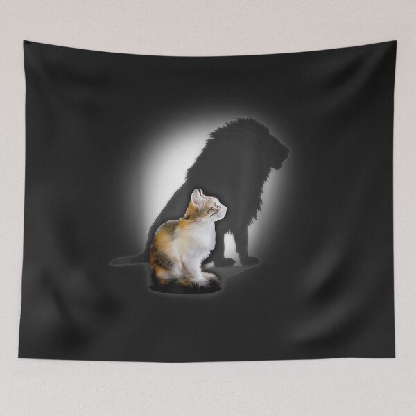 Item preview, Cat , Lion Artwork , Cat Lover Tee, Lion  designed and sold by RHETTGOLDSTEIN.