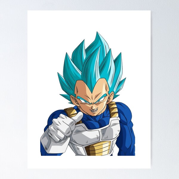 Goku super Saiyan blue Poster by Amar Maruf - Pixels, goku super