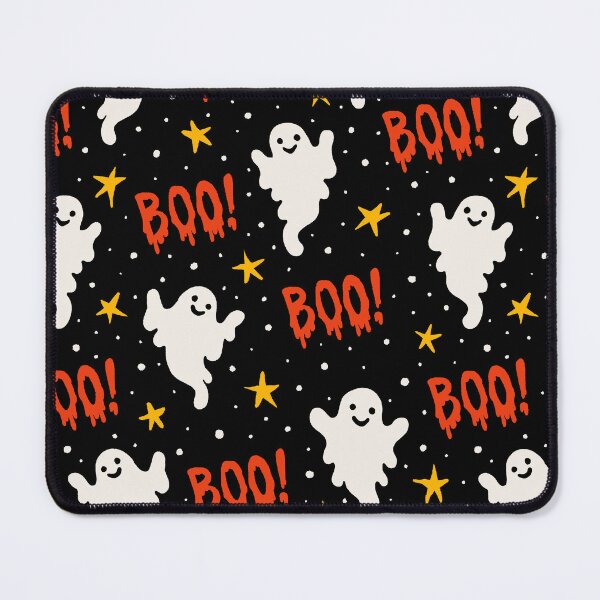 Item preview,  Boo! Halloween Ghosts on Black designed and sold by Paisley Yazel.