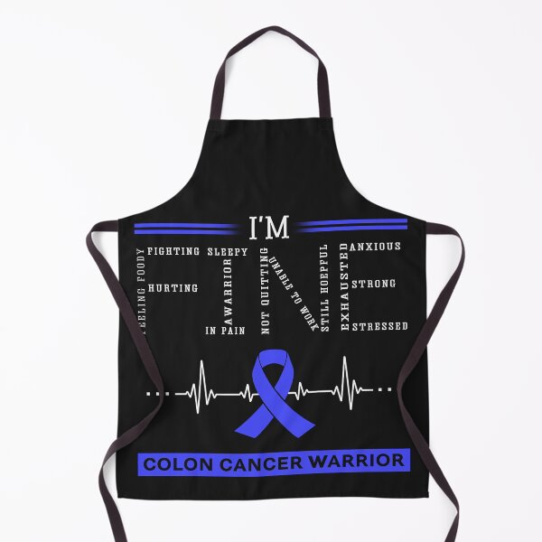 Item preview, I'm Fine Colon Cancer Warrior Support Colon Cancer Awareness Gifts designed and sold by rechardtee.