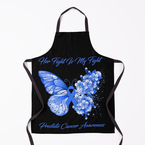 Item preview, Her Fight Is My Fight Prostate Cancer Awareness Butterfly Ribbon Gifts designed and sold by Adropine.