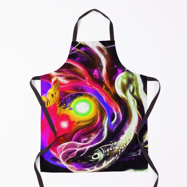 Item preview, Arte abstracto ilustrativo de Koi Fish Red purple home deco v2 designed and sold by Ariel Guevara.