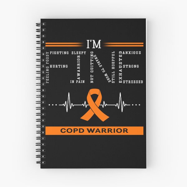 Item preview, I'm Fine COPD Warrior Support COPD Awareness Gifts designed and sold by rechardtee.