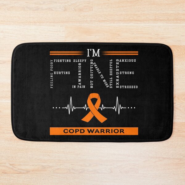 Item preview, I'm Fine COPD Warrior Support COPD Awareness Gifts designed and sold by rechardtee.