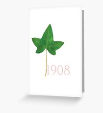 1908 Ivy by HeavenNezCree Greeting Card