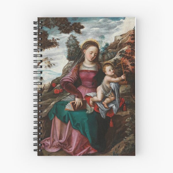 Item preview, The Virgin and Child in a Landscape | Daniel Froschl | 1610 Renaissance Gospel Biblical Art designed and sold by CJET.