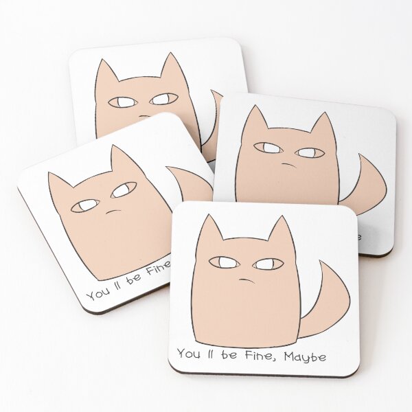 Item preview, Youll be Fine Maybe,Adventurer Cat,American Idol,Cat Wearing Glasses,Dont Tread On,Funny Cat Toast,Inner Organs,Monet Sunset,Yellow Moon,Beautiful Eyes,Christmas Tree,Ornaments designed and sold by NAZIMNADIR.