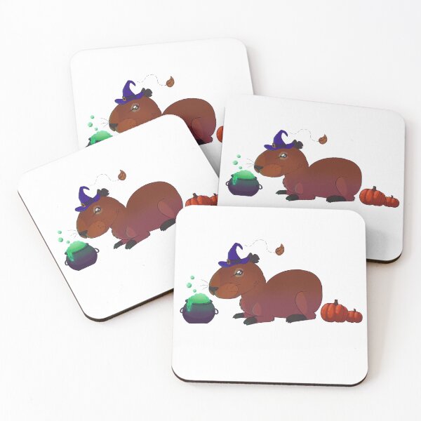 Item preview, Halloween Capybara  designed and sold by Upbeat-Cryptid.
