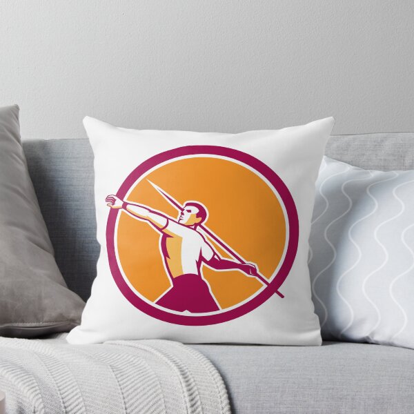 Item preview, Javelin Throw Track and Field Athlete Circle designed and sold by patrimonio.