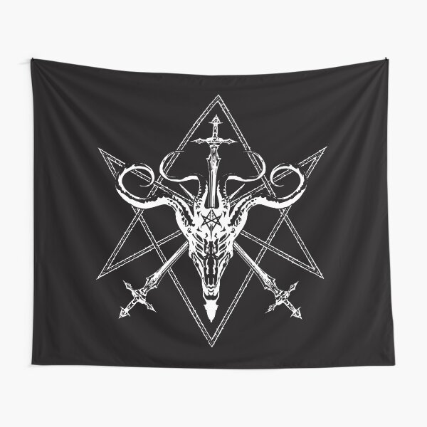 Hermetic Skull Tapestry