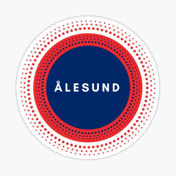 Ålesund Norway Sticker