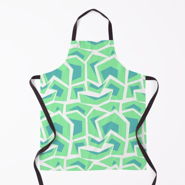 Item preview, Green Geometric Boomerang! Repeating Pattern designed and sold by RMH-MRH-ART.