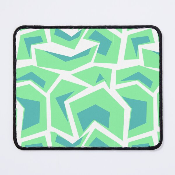 Item preview, Green Geometric Boomerang! Repeating Pattern designed and sold by RMH-MRH-ART.
