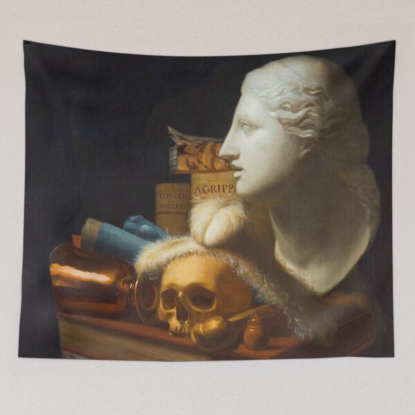 Item preview, Vanitas | French School | 17th Century Renaissance Still Life Art designed and sold by CJET.