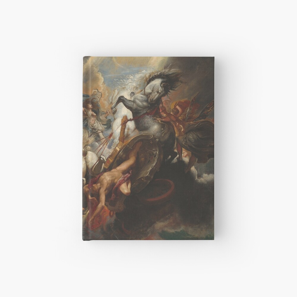 The Fall of Phaeton Oil Painting by Sir Peter Paul Rubens Hardcover Journal