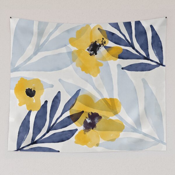 Item preview, Yellow Flower Blue designed and sold by NatureFex25.