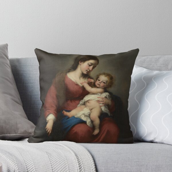 Item preview, Virgin and Child | Bartolome Esteban Murillo | 1670 Renaissance Gospel Biblical Art designed and sold by CJET.