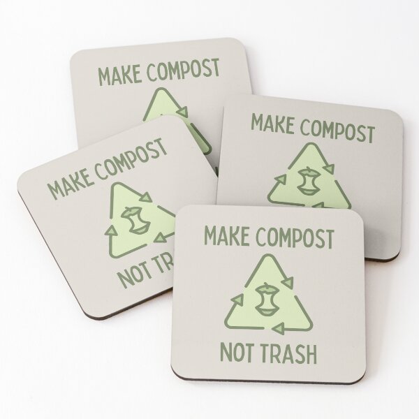 Item preview, Make Compost Not Trash - Zero Waste Eco-Friendly Sustainable Gardener Gift designed and sold by Sophie’s Tees.