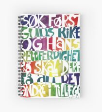 Søk først Guds rike Spiral Notebook