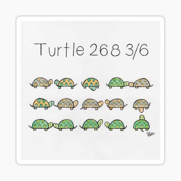 Turtle Sticker