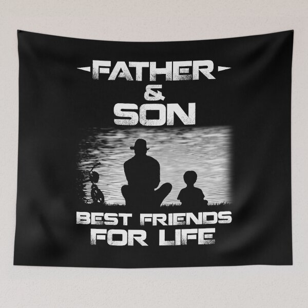 Item preview, Father And Son Best Friends For Life funny retro cute designed and sold by elizabethdawnn.