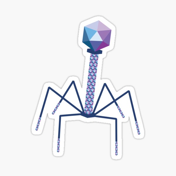 Bacteriophage Sticker