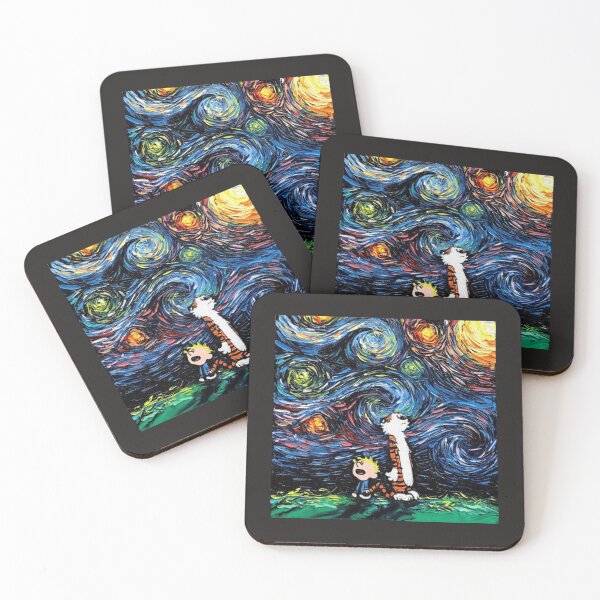 Item preview, calvin hobbes starry night  designed and sold by lameydommert.