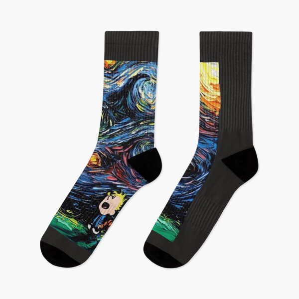 Item preview, calvin hobbes starry night  designed and sold by lameydommert.