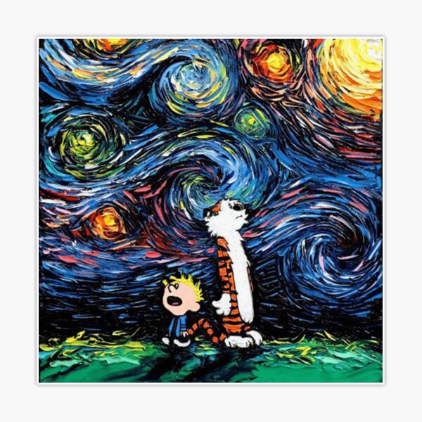 Aesthetic Snoopy Starry Night 