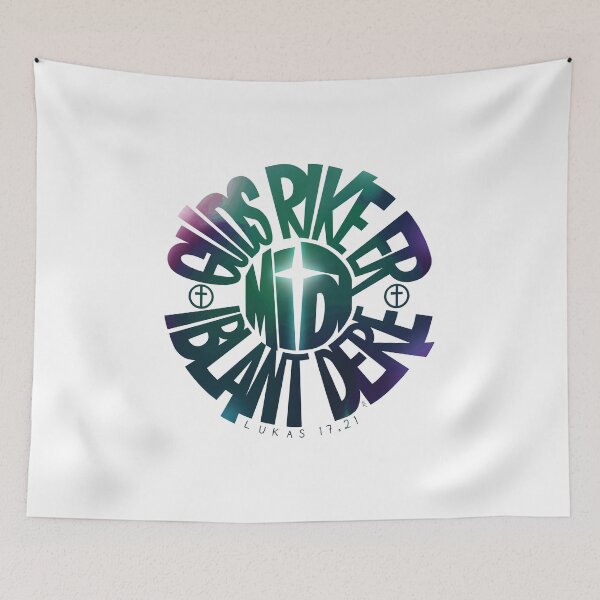 Item preview, Guds rike er midt iblant dere designed and sold by GudsOrd Illustrasjoner.