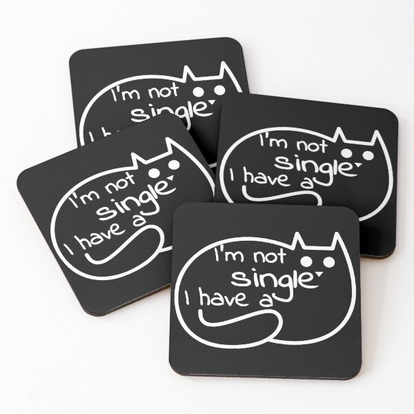 Item preview,  I'm Not Single I Have a Cat designed and sold by saidox.