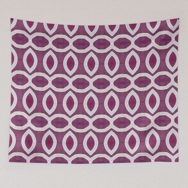 Item preview, Purple geometric stripes repeating pattern  designed and sold by Jodi Mahaffey.