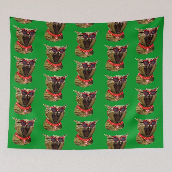 Item preview, Funny Cute Cat With Funky Glasses N8 designed and sold by iziskosmos.