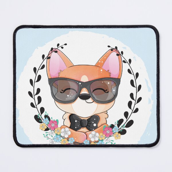 Item preview, funny dog face with funky glasses designed and sold by TheVIP.