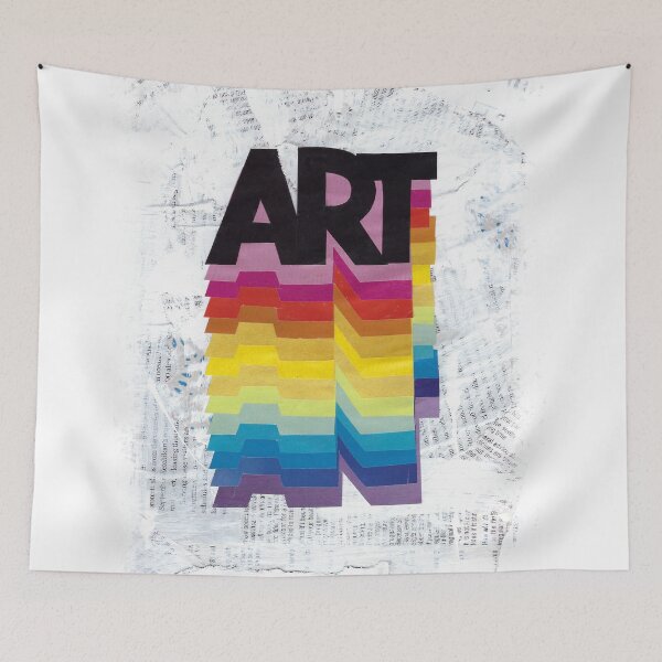 Item preview, Retro Rainbow Art Word designed and sold by jenbucheli.
