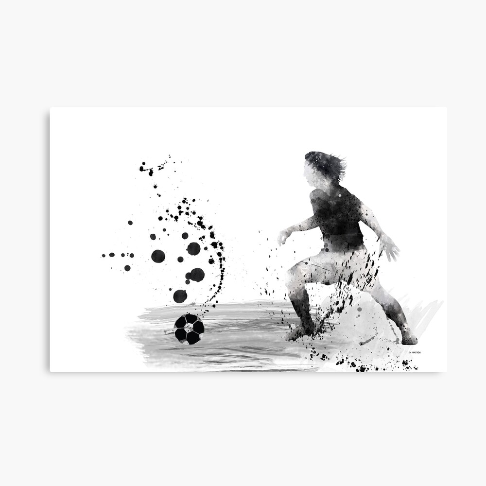 Fußballspieler 8 Leinwanddruck