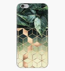 Leaves And Cubes iPhone Case